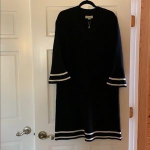 Charlie Paige Black Knit Dress Size L